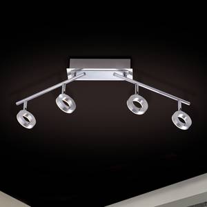 Lampada LED da soffitto Sileda IV Ferro - 4 luci - Alluminio