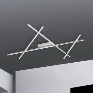 Lampada LED da soffitto Stick 2 Ferro Color argento