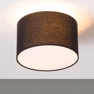 Plafondlamp Summa Small geweven stof/ijzer - Zwart