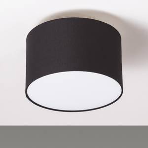 Plafondlamp Summa Small geweven stof/ijzer - Zwart