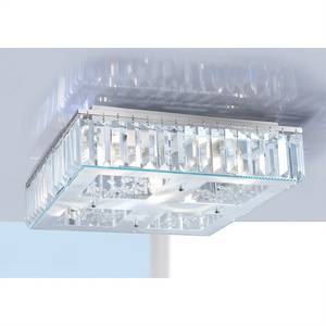Plafondlamp Timesy ijzer zilverkleurig 5 lichtbronnen