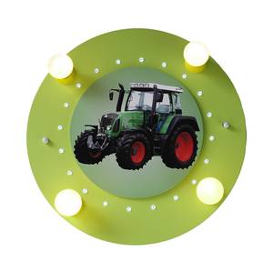 Plafondlamp Tractor 4/20 hout 4 lichtbronnen