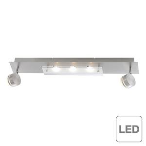 LED-Deckenleuchte Trilok Metall/Glas Silber