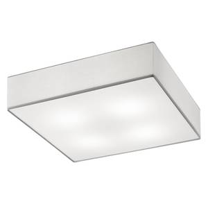 Plafondlamp Shima III geweven stof/metaal - 4 lichtbronnen - Wit