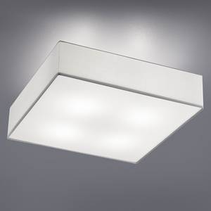 Plafondlamp Shima III geweven stof/metaal - 4 lichtbronnen - Wit