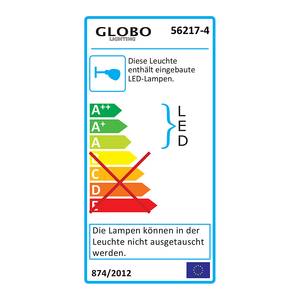 Faretto LED Gilles Metallo - Color argento - 4 luci