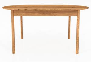 Tisch oval INA Holz - Wildeiche - 80 x 180 cm