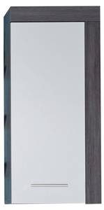 Armoire de toilette MiamiMaine Blanc - En partie en bois massif - 36 x 79 x 23 cm