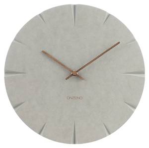 Horloge murale design THE STEADY. Gris - Bois manufacturé - 29 x 29 x 1 cm