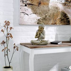 Deko-Figur Buddha Relax Kunststein - Beige