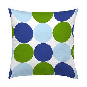 Cuscino decorativo New Blu - Verde - Tessile - 40 x 40 cm