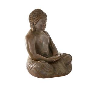 Dekofigur Buddha Meditas Magnesia - Braun