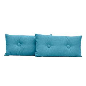 Decoratieve kussens Omnia I 2-delige set- - geweven stof - Geweven stof Anda II: Turquoise - 60 x 30 cm