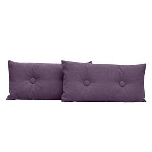 Dekokissen Omnia I (2er-Set) Webstoff Webstoff Anda II: Violett - 60 x 30 cm