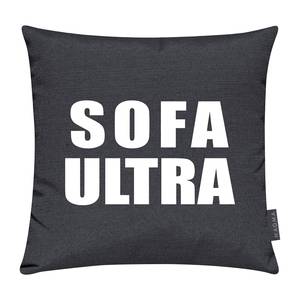 Sierkussen Sofa Ultra geweven stof - zwart/wit