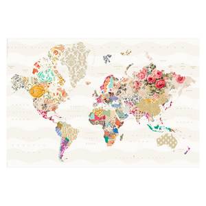 Bild World of Patterns I Multicolor - Holzwerkstoff - Papier - 90 x 60 x 2 cm