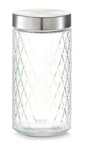 Vorratsglas "Raute" m. Metalldeckel Glas - 11 x 22 x 11 cm