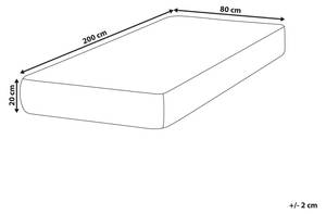 Matratze FANCY Breite: 80 cm - H3