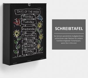 Schreibtisch 836-139V90BK Schwarz - Holzwerkstoff - 95 x 147 x 60 cm