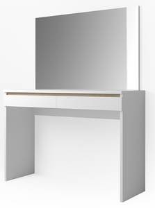 Schminktisch Emma Weiß/Sonoma Weiß - Holzwerkstoff - 120 x 83 x 41 cm