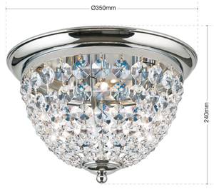 Deckenleuchte PLAFOND Silber