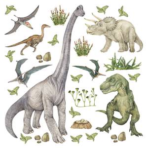Wandtattoo Dinosaurier 601333 Naturfaser - Textil - 30 x 30 x 30 cm