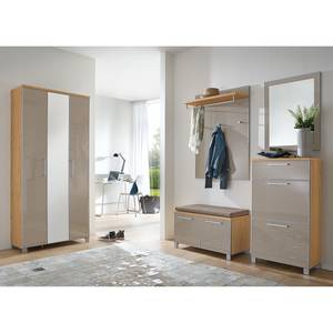 Garderobepaneel Alavere IV Taupe/Bianco Eikenboom