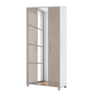 Dielenschrank Alavere II Taupe / Weiß