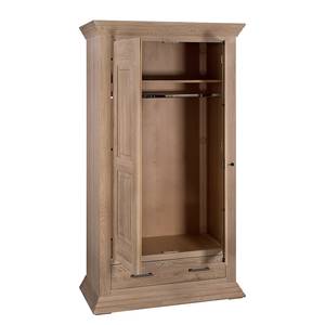 Dielenschrank Bernice Beige - Holzwerkstoff - Holzart/Dekor - Holz teilmassiv - 112 x 195 x 58 cm