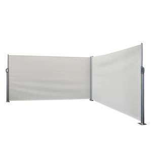 Doppel-Seitenmarkise Rush Aluminium/Polyester - Natur