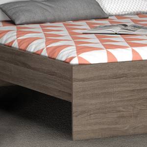 Bed Avignon donker eikenhouten look