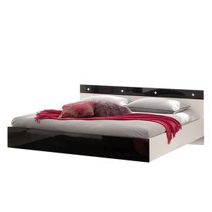 Bed Beauvais zwart - alpinewit - 160 x 200cm