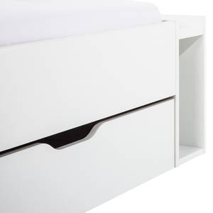 Lit double KiYDOO smart I Blanc alpin - 180 x 200cm