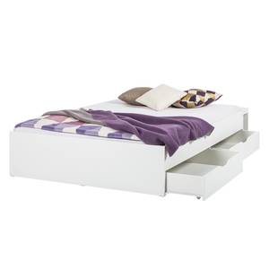 Doppelbett KiYDOO smart I Alpinweiß - 180 x 200cm