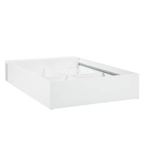 Lit double KiYDOO smart I Blanc alpin - 140 x 200cm