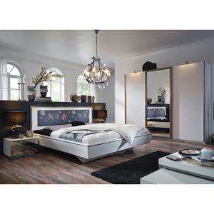 Tweepersoonsbed Taya 160 x 200cm - Alpinewit/grijs