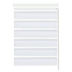 Store double Uni Blanc - 100 x 160 cm