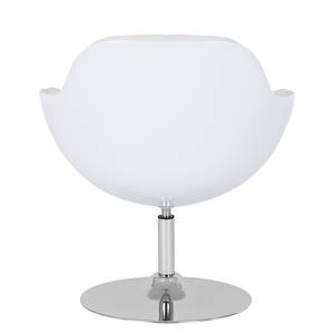 Fauteuil pivotant Apia Blanc - Cuir synthétique Veli : Blanc I