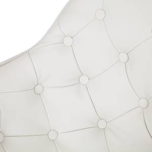 Fauteuil pivotant Apia Blanc - Cuir synthétique Veli : Blanc I