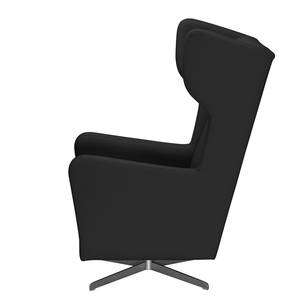 Fauteuil pivotant Bucoli Tissu structuré - Anthracite