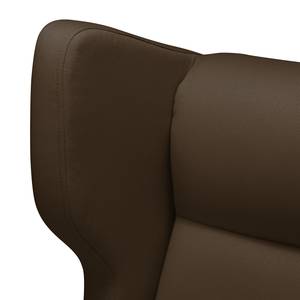 Fauteuil pivotant Bucoli Tissu structuré - Marron