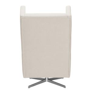 Draaifauteuil Bucoli geweven stof - Licht beige