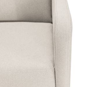 Draaifauteuil Bucoli geweven stof - Licht beige