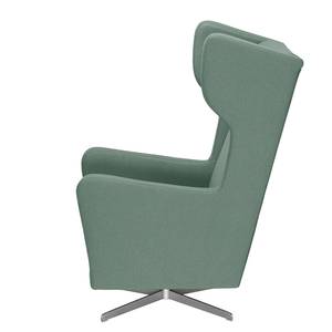 Fauteuil pivotant Bucoli Tissu - Vert océan