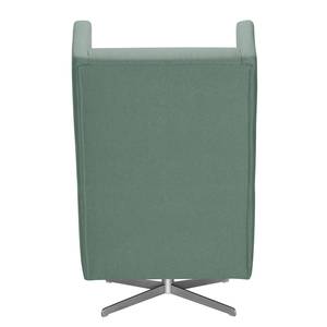 Fauteuil pivotant Bucoli Tissu - Vert océan