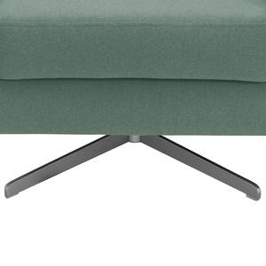 Fauteuil pivotant Bucoli Tissu - Vert océan