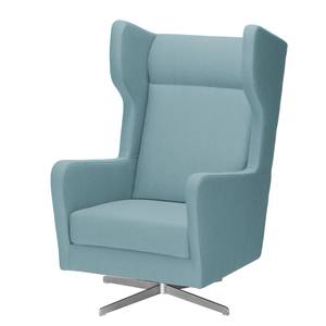 Draaifauteuil Bucoli geweven stof - Mintgrijs