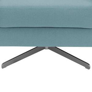 Fauteuil pivotant Bucoli Tissu - Gris menthe