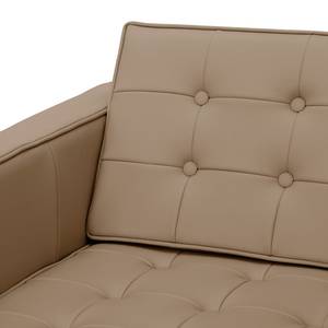 Fauteuil pivotant Chelsea Cuir véritable Cuir véritable Gad : Taupe