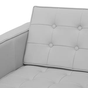 Fauteuil pivotant Chelsea Cuir véritable Cuir véritable Gad : Gris